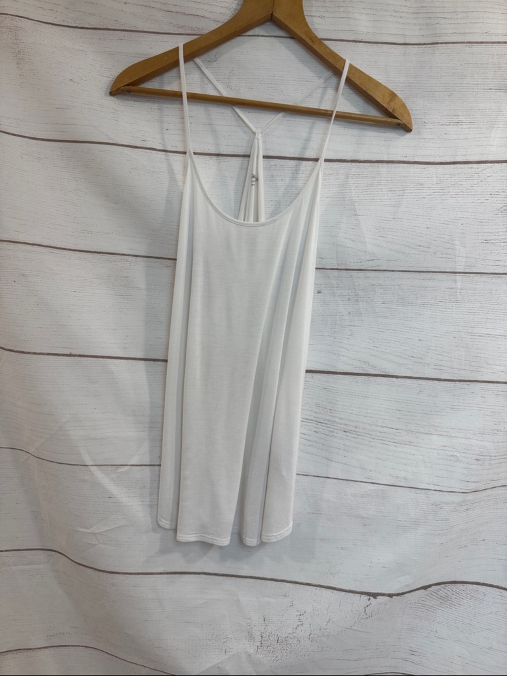 Women's white Strappy Tank Top Pure Body Gap Body Medium super soft